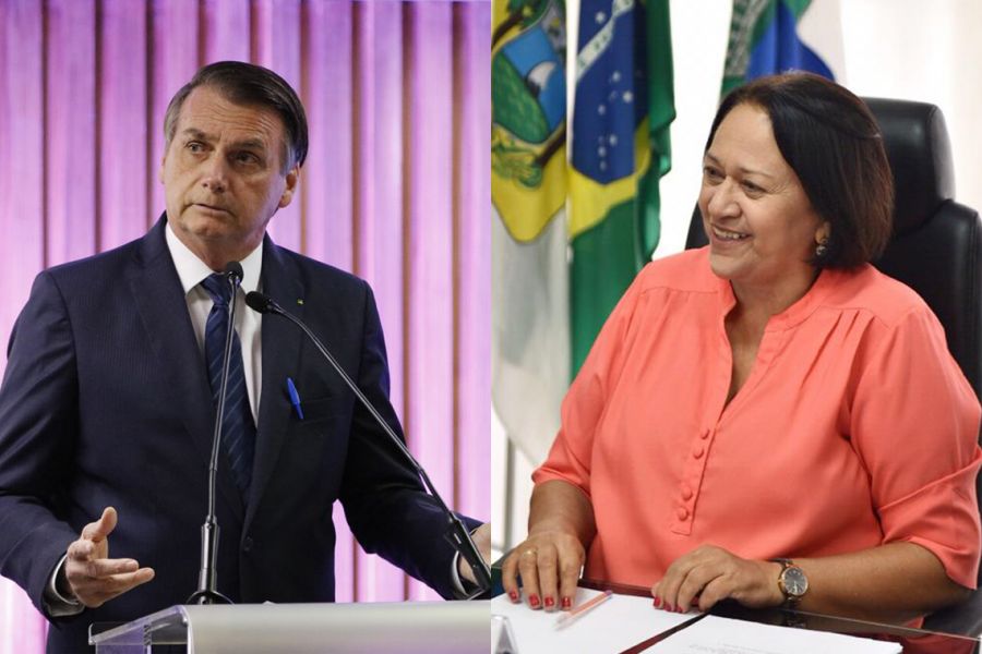 Fátima elogia Bolsonaro em março e critica em abril; deputado cobra coerência