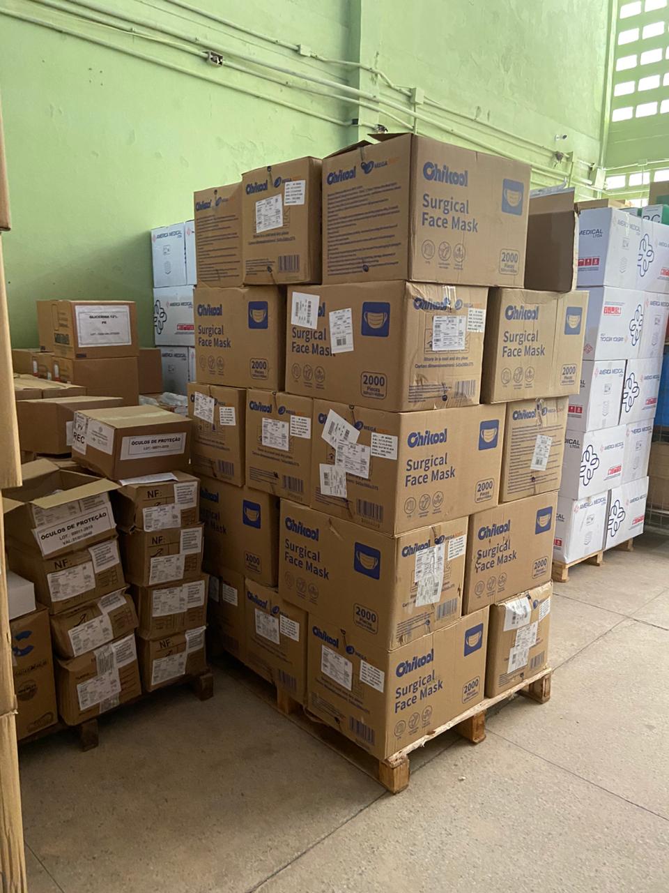 Chegam ao RN quase 3 toneladas de EPIs enviados pelo governo Bolsonaro