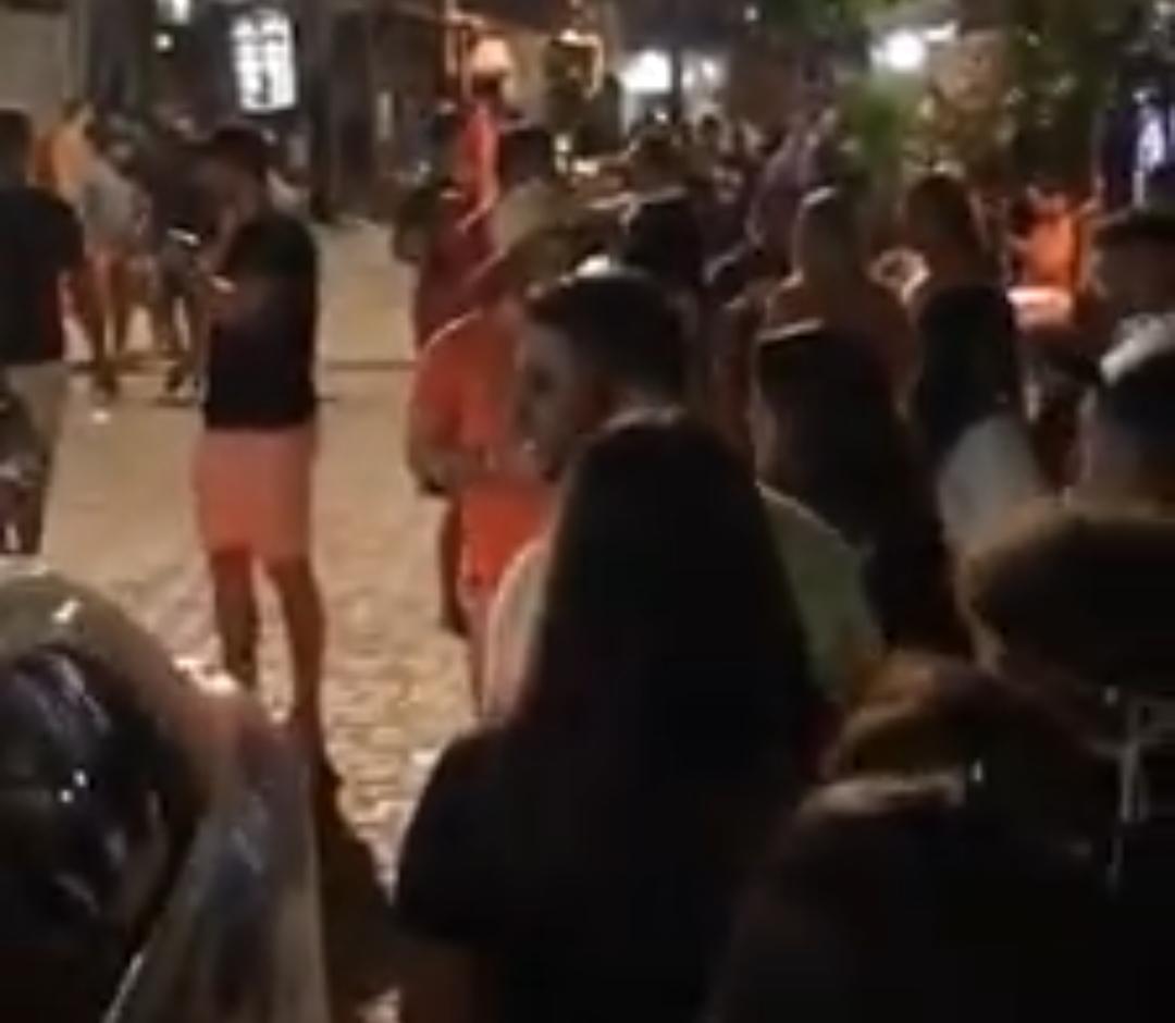 Vídeo mostra Pipa lotada, pessoas sem máscara e ignorando distanciamento; veja