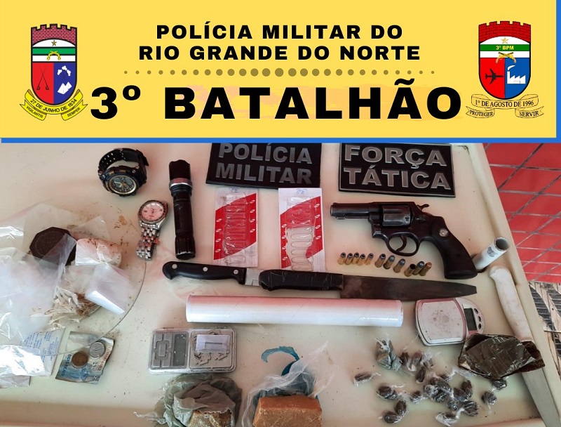 Polícia realiza operação para combater o tráfico de drogas na Grande Natal
