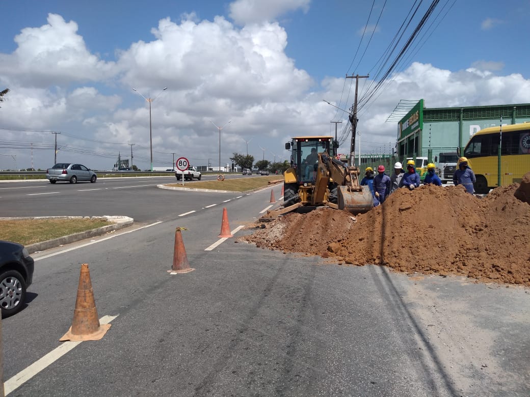 Obras interditam trecho da marginal da BR-101 a partir de hoje no RN