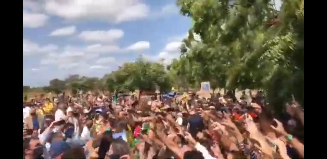 VÍDEO: Multidão recebe Jair Bolsonaro em Mossoró; assista