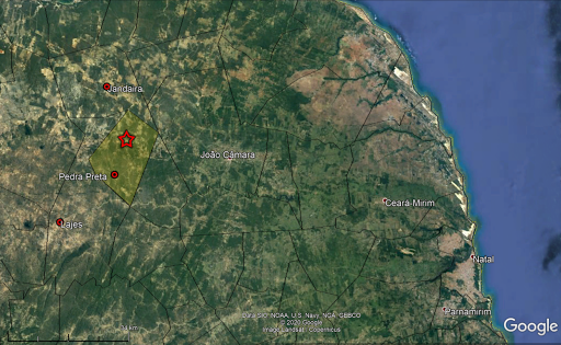 Terremoto de magnitude 2.2 é registrado em cidade do RN neste sábado