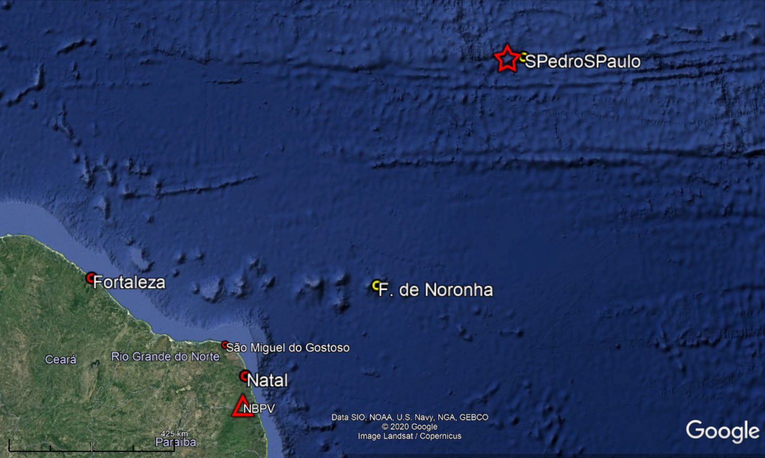 Tremor de magnitude 6.5 é registrado a quilômetros do litoral do RN