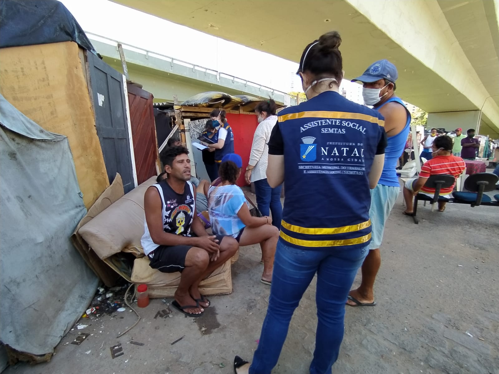 Prefeitura solicita aluguel social para ocupantes do viaduto do Baldo
