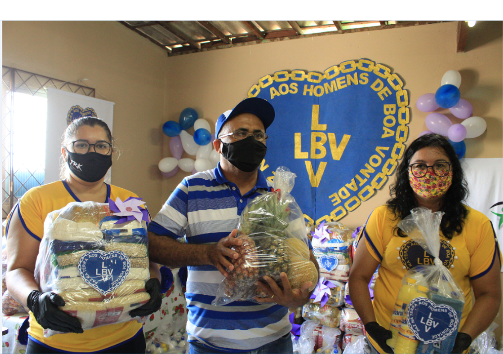 Ação Solidária da LBV, chega a Associação dos Deficientes Visuais do RN