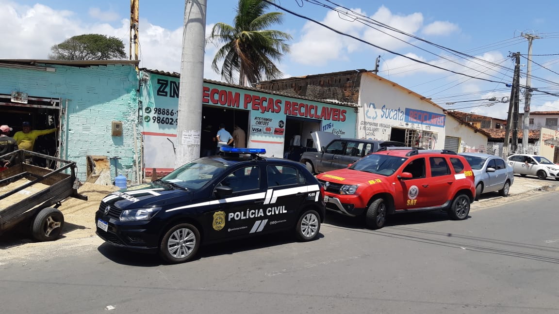 Polícia Civil prende dois suspeitos em desdobramento da Operação “Sucata”