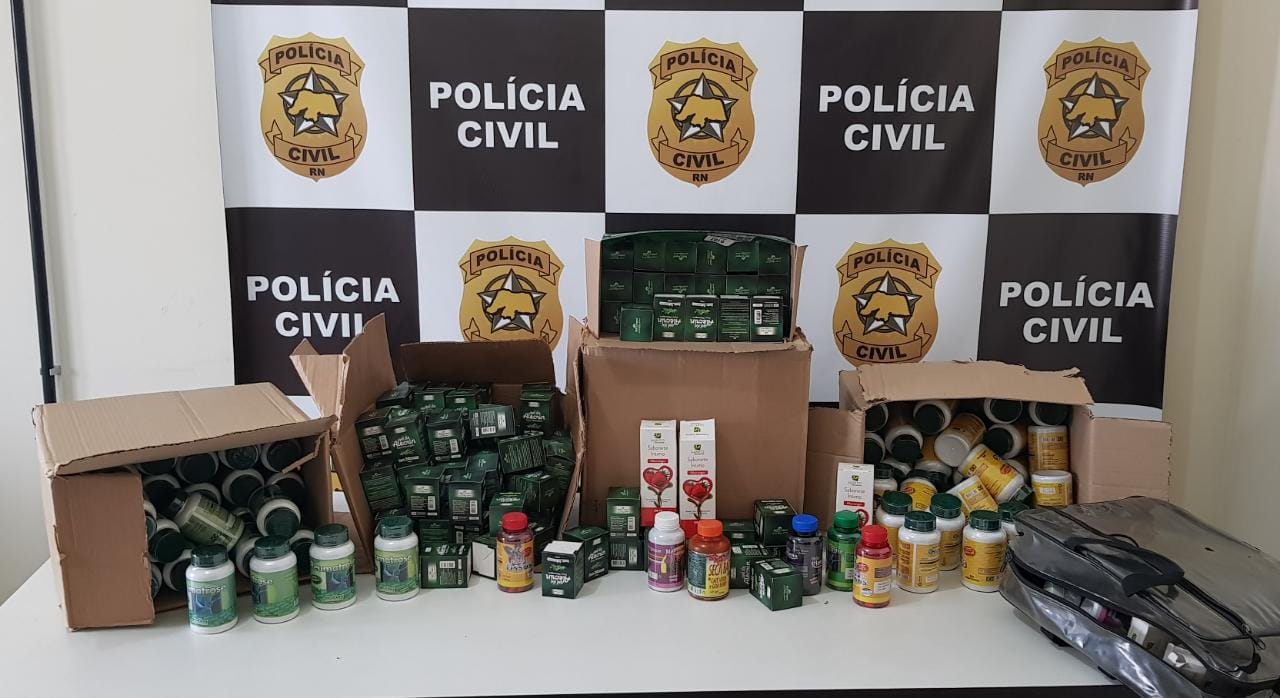 Mais de 500 medicamentos em venda irregular são apreendidos em Parnamirim