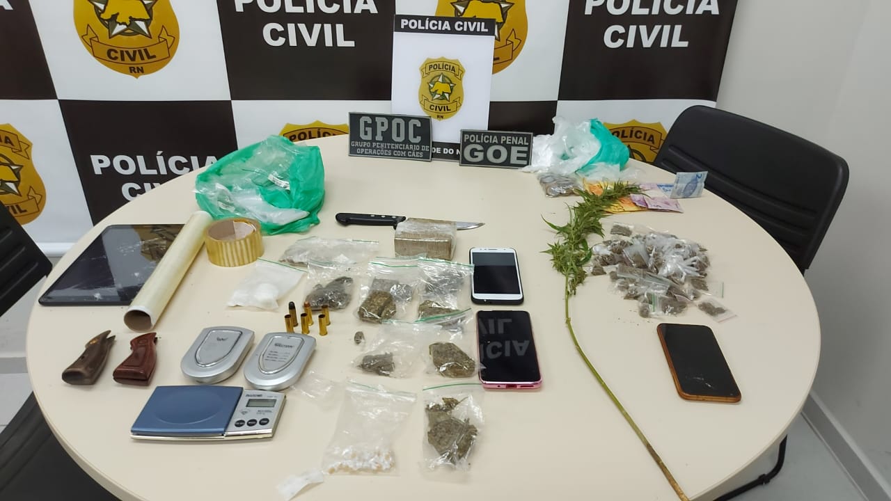 Suspeito de tráfico de drogas é preso em Natal