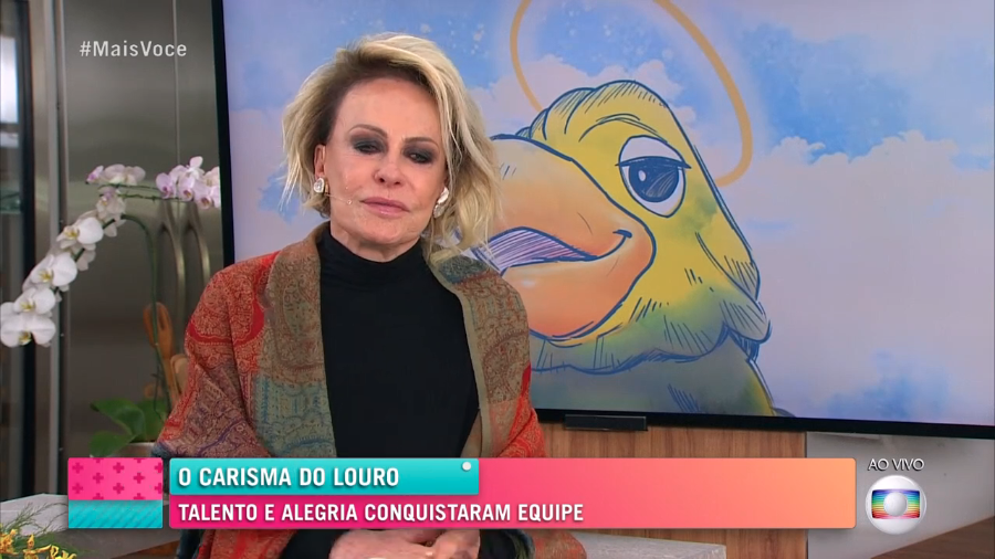 VÍDEO: Ana Maria Braga chora ao vivo em homenagem ao "Louro José"; assista