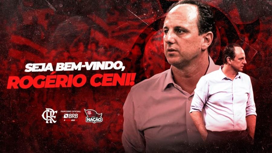 Flamengo oficializa contratação do técnico Rogério Ceni