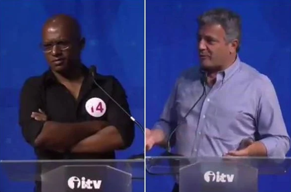'Me chamou pra tomar vinho num motel', diz candidato sobre prefeito em debate