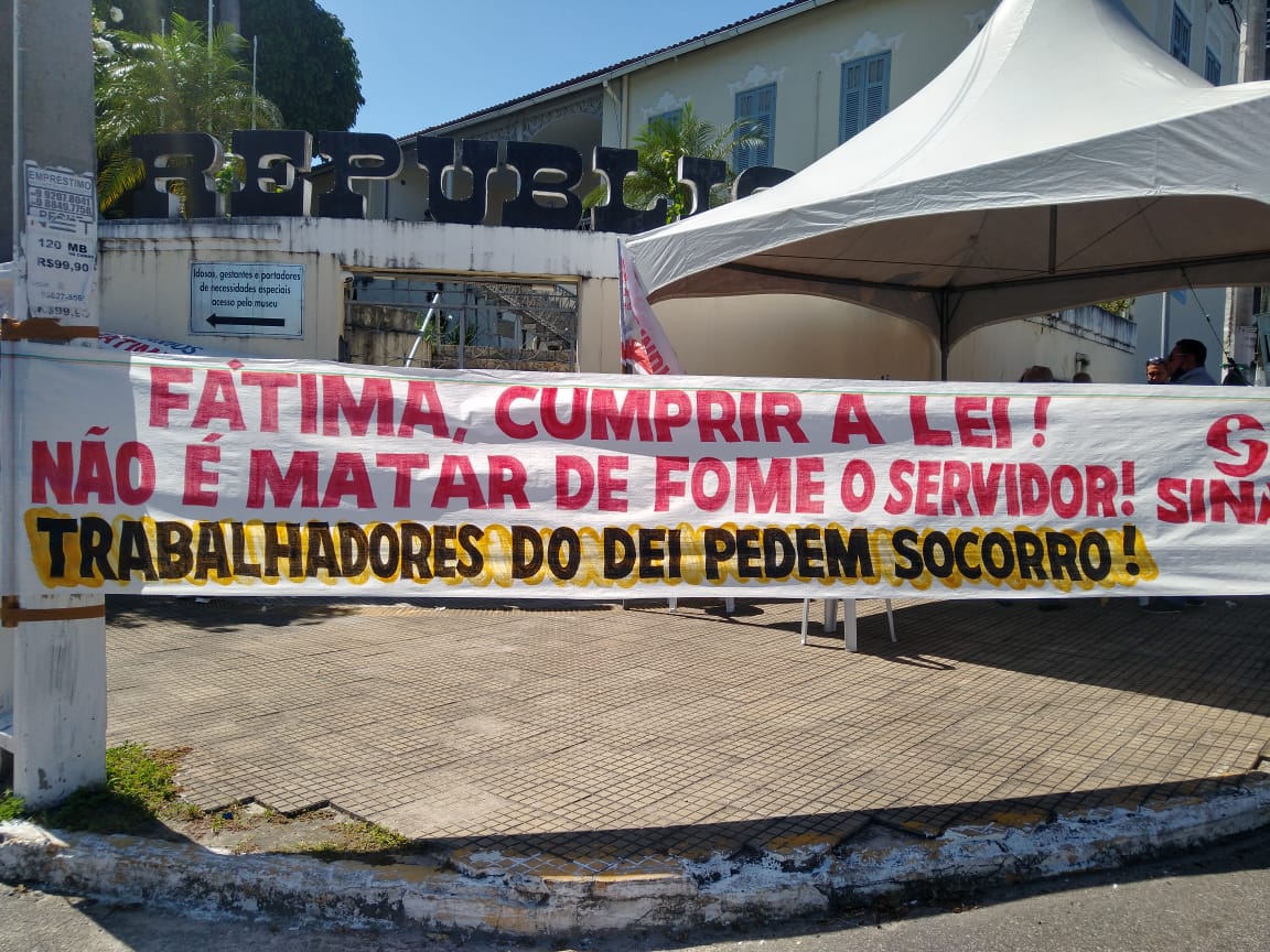 Órgão paralisa por 24h no RN e acusa governo de fazer 'política da fome'