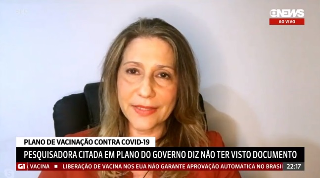 Cientistas listados no plano de vacinação dizem não ter dado aval ao documento