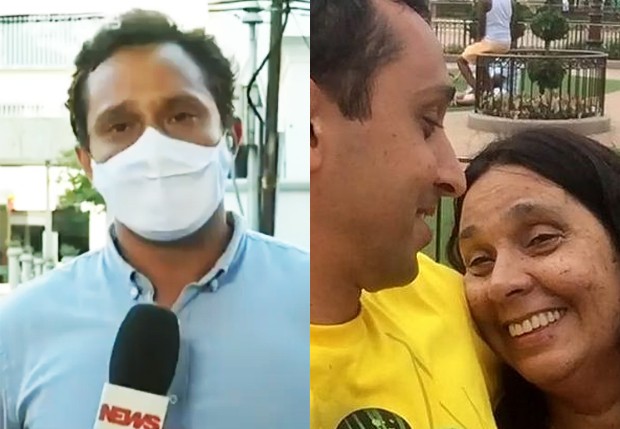 VÍDEO: Repórter da Globonews se emociona ao falar da morte da mãe por Covid