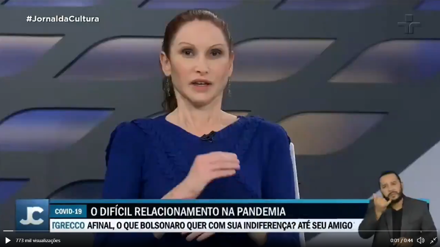 VÍDEO: Microbiologista se revolta ao vivo após matéria sobre covid; assista