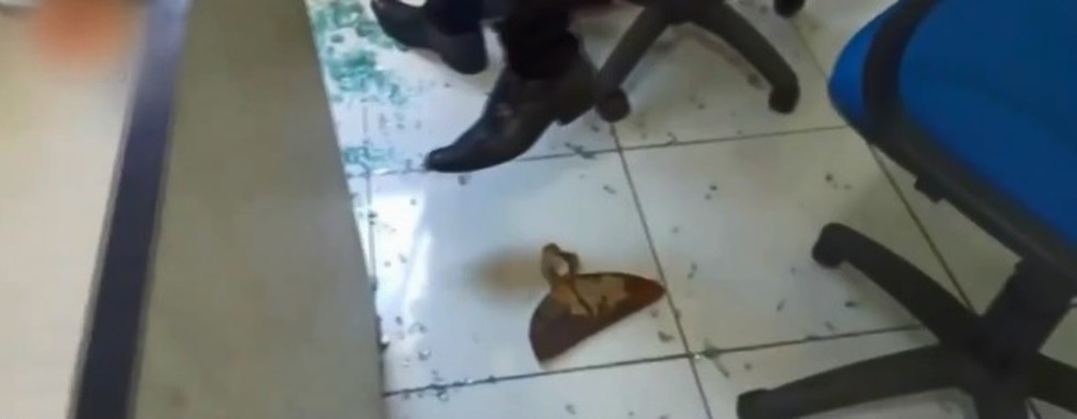 VÍDEO: Enxada é jogada contra prefeito durante cerimônia de posse na Bahia