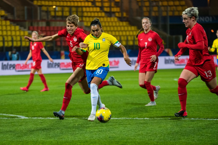 Futebol Feminino: Brasil e Canadá se enfrentam pela 3ª vez sob o comando de Pia