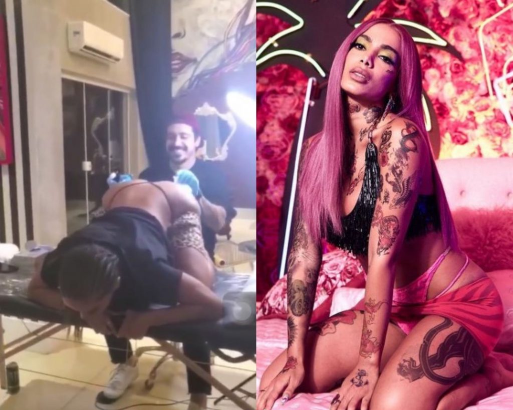 Grande Ponto - Anitta revela frase de tatuagem no ânus após vídeo vazar na  web; veja