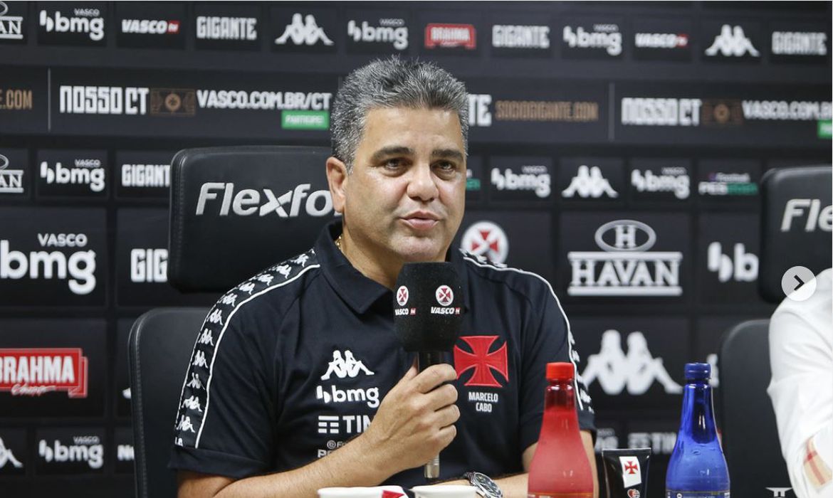 Marcelo Cabo chega ao Vasco confiante e promete time ofensivo