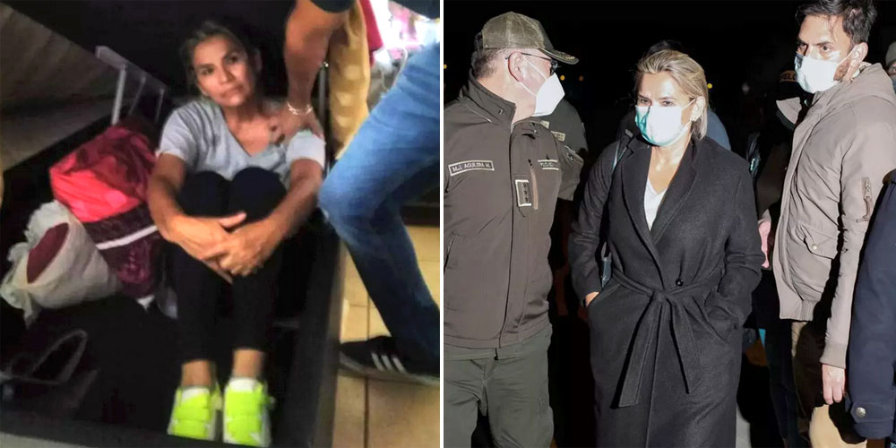 Foragida, ex-presidente é achada dentro de cama box por polícia boliviana