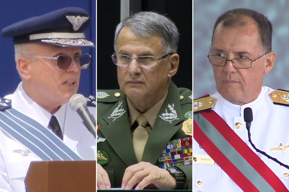 Ministério da Defesa anuncia saída dos comandantes das três Forças Armadas