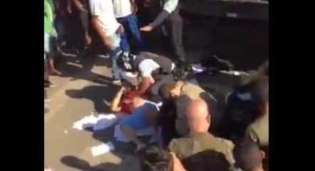 Briga generalizada acaba com PM agredido em Ceasa; veja
