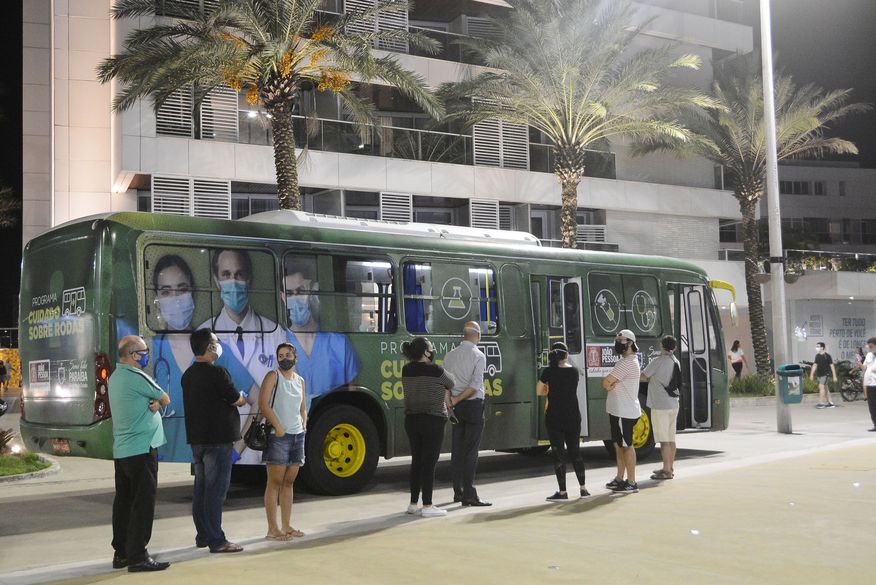 Covid: Testagem na orla da PB tem 64% de resultados positivos em uma noite