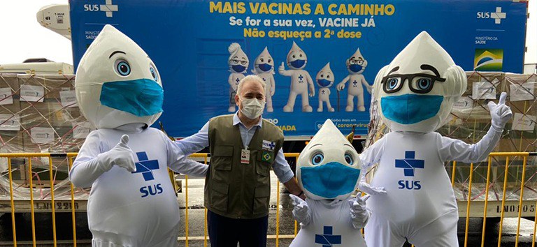 Brasil recebe primeira remessa de 1,5 milhão de doses da Janssen