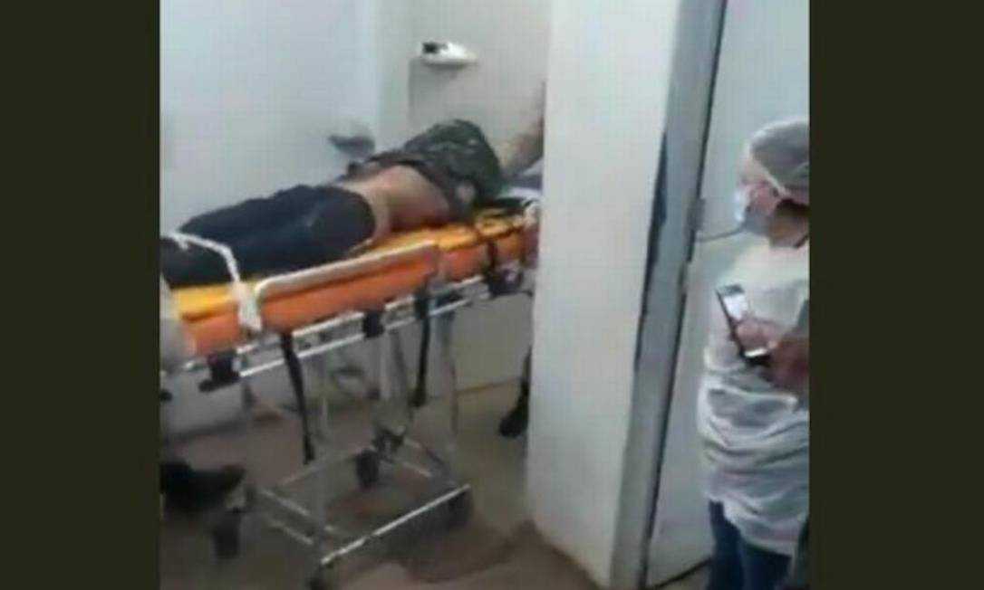 Imagens mostram chegada de Lázaro Barbosa a hospital de Goiás