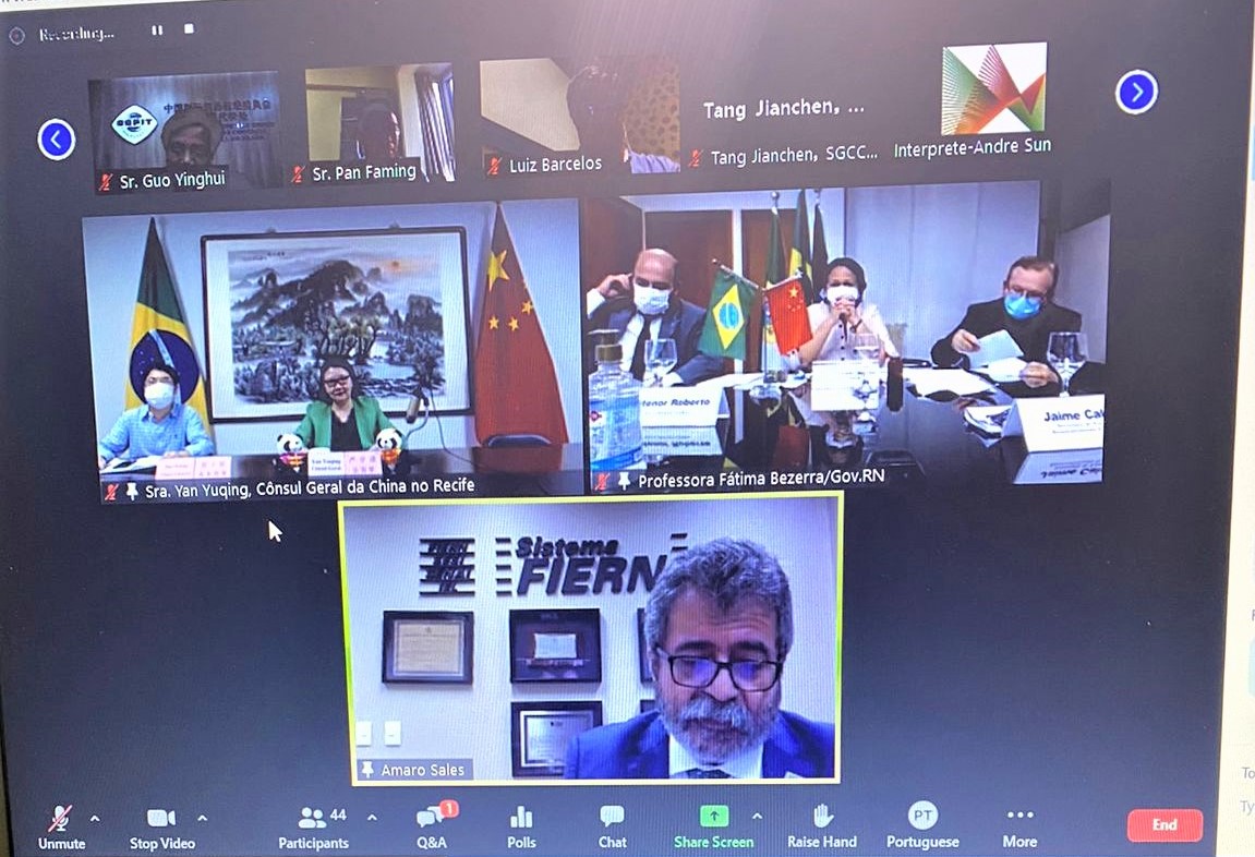 Presidente da FIERN defende fortalecimento das relações comerciais em evento diplomático com a China