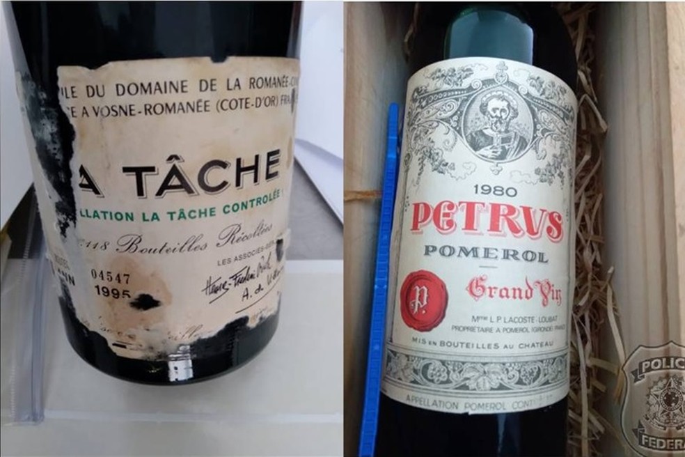 PF recupera duas garrafas de vinho furtadas de adega e avaliadas em quase R$ 60 mil