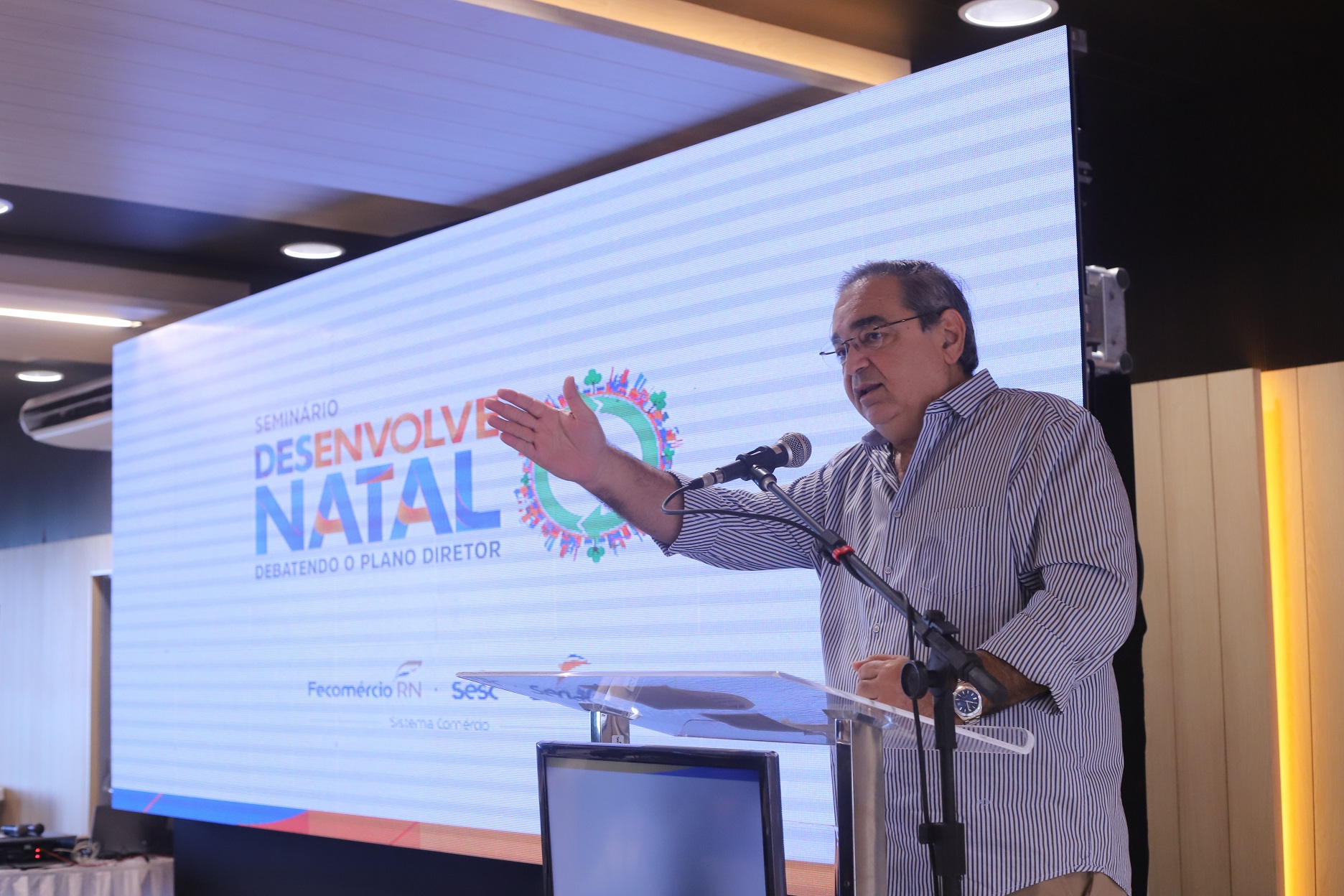 Prefeito participa de seminário da Fecomércio sobre Plano Diretor de Natal
