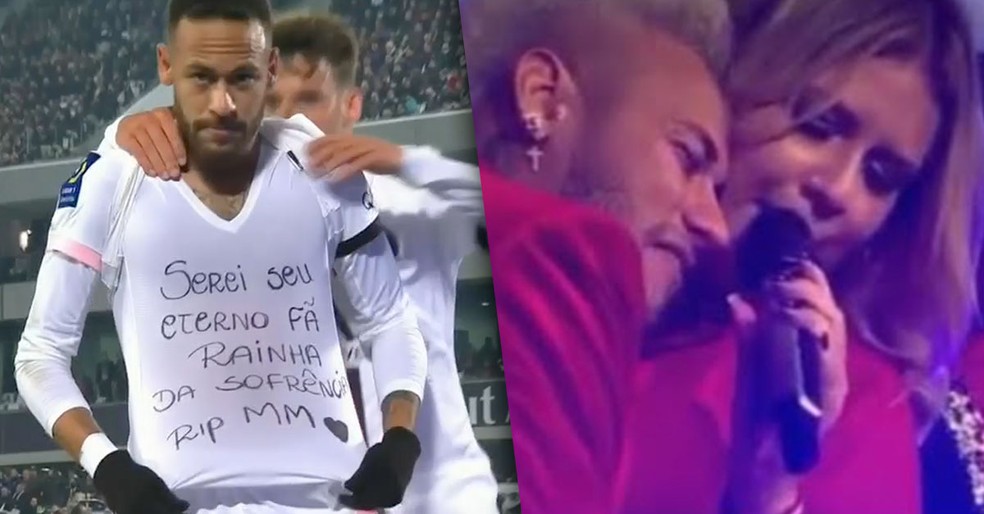 Neymar faz homenagem para Marília Mendonça em jogo do PSG: "Serei seu eterno fã"