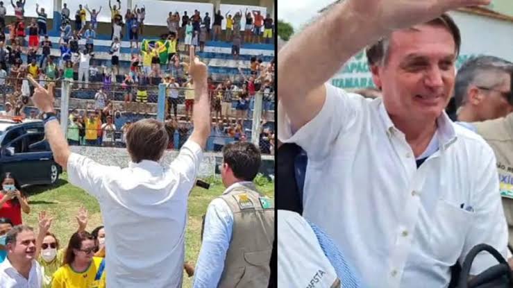VÍDEO: Multidão acompanha Bolsonaro em visita à Bahia; ASSISTA