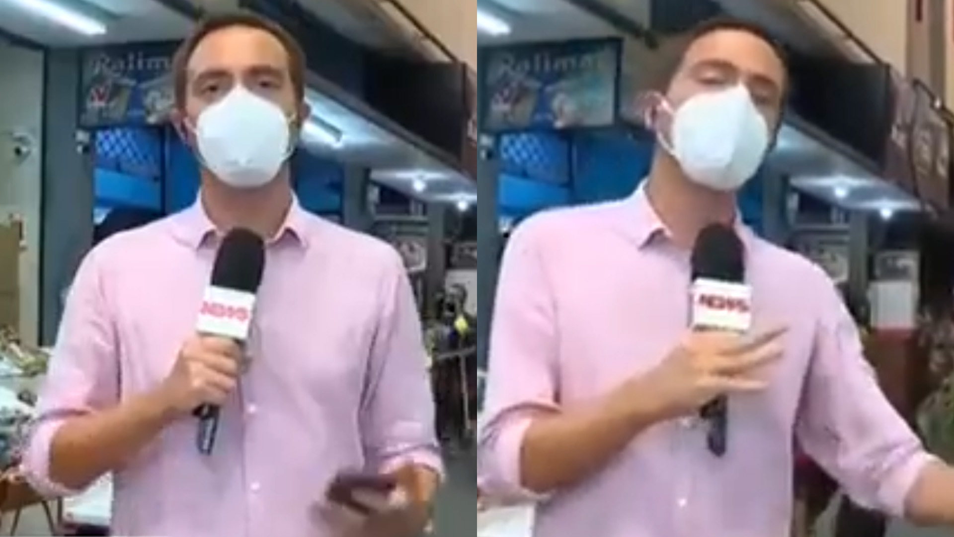 Após trocar vacina por vagina, repórter da Globo comete nova gafe ao vivo