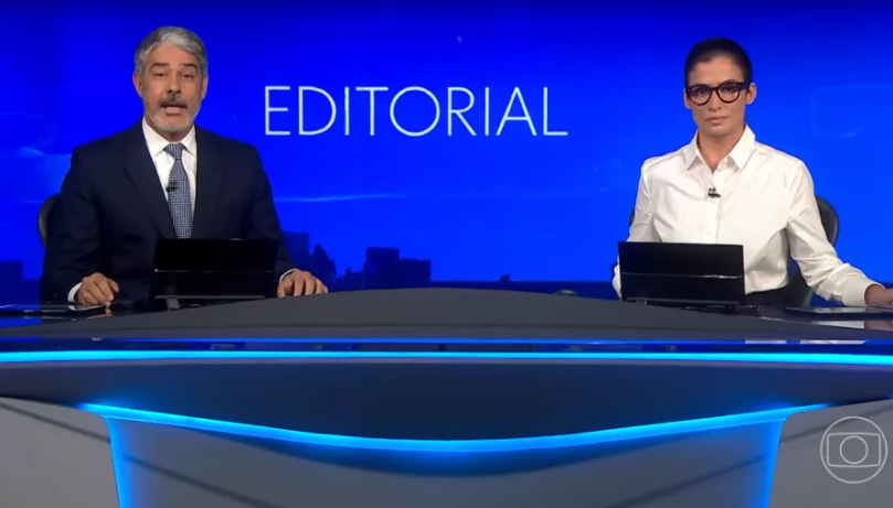 Globo perde a "paciência" e Jornal Nacional faz editorial detonando Bolsonaro