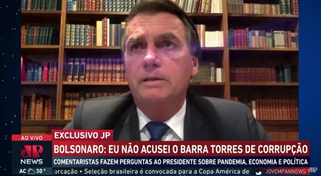 Bolsonaro nega ter falado em corrupção da Anvisa