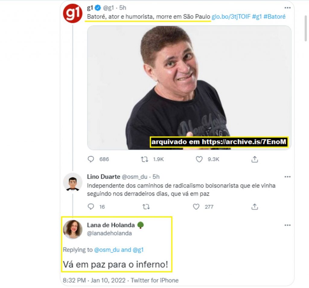 Ex-assessora de Mariele diz que Batoré deve ir para o inferno