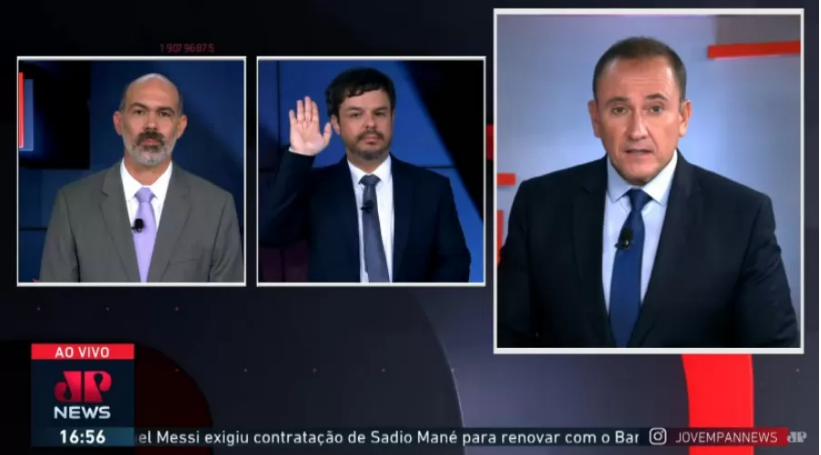 Comentarista da Jovem Pan News é demitido após suposta saudação nazista ao vivo