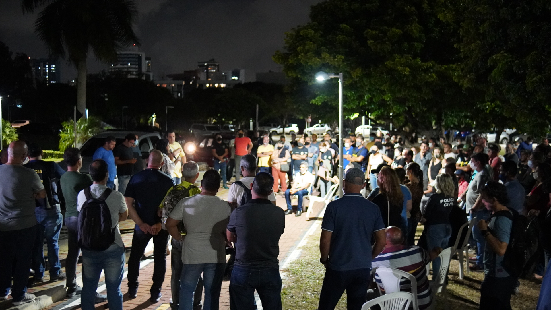 Policiais civis deixam Governadoria e decidem encerrar greve no RN