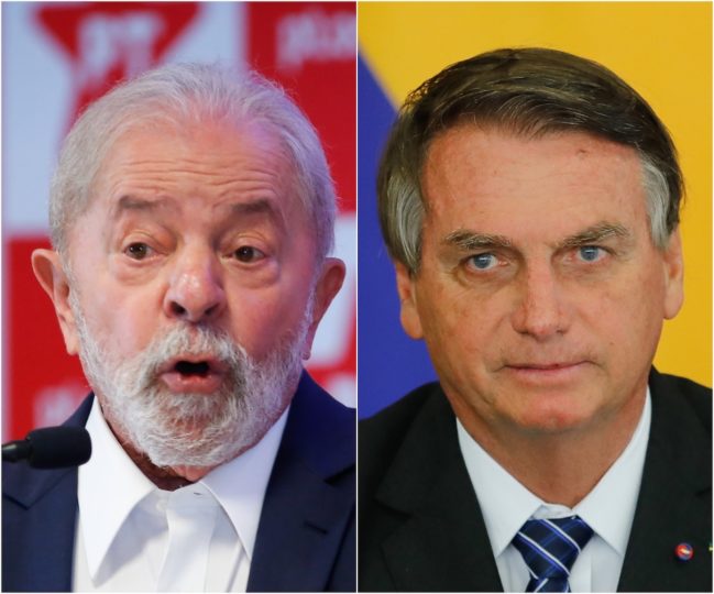 Vantagem de Lula para Bolsonaro cai 5% em um mês; confira nova pesquisa para corrida presidencial