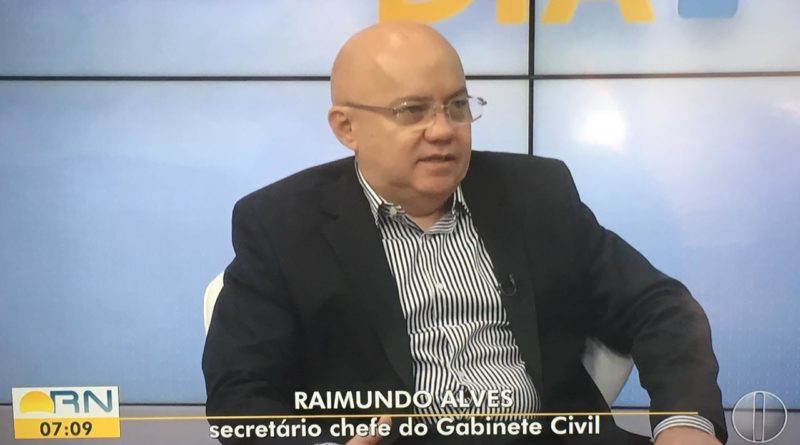 "Objetivo da governadora é trazer Carlos Eduardo para candidatura ao Senado sim" diz Raimundo Alves