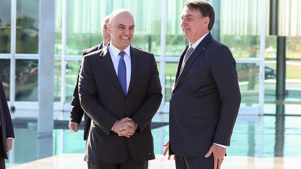 Bolsonaro disse que foi ignorado por Alexandre de Moraes durante reunião