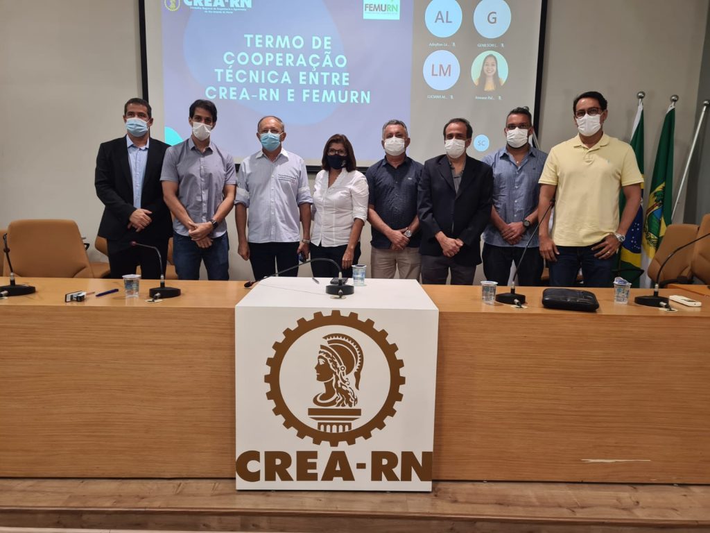 Crea-RN e FEMURN assinam Termo de Cooperação Técnica com foco na proteção da sociedade