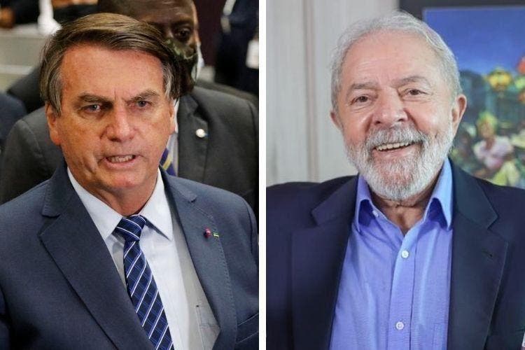 Pesquisa coloca Bolsonaro à frente de Lula na disputa presidencial