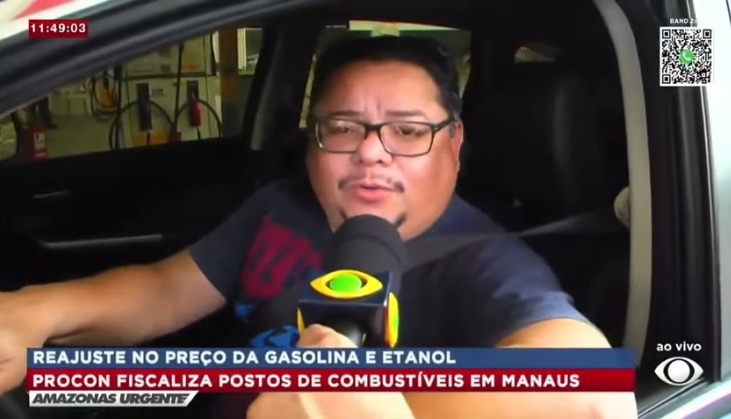 VÍDEO: “Pode chegar a 10 reais”: consumidor diz não estar preocupado com valor da gasolina e viraliza nas redes