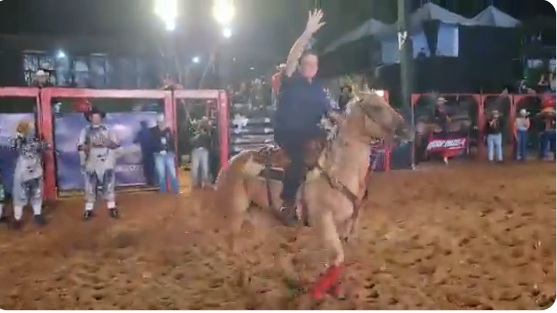 VÍDEO: Bolsonaro visita Exposição Agropecuária, anda a cavalo e é aclamado pelo público