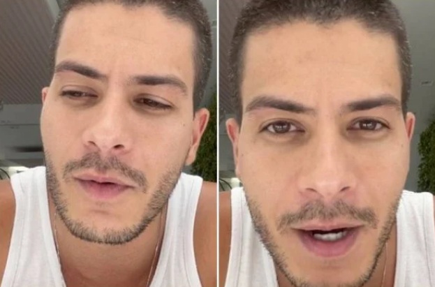 Arthur Aguiar diz que vai se isolar com a família: “Não tem volta”