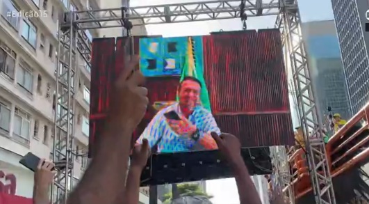 “Venceremos porque o bem sempre vence o mal”, diz Bolsonaro em discurso